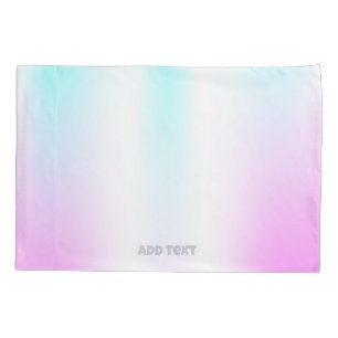 Florescent Holographic Rainbow Colours Pillowcase