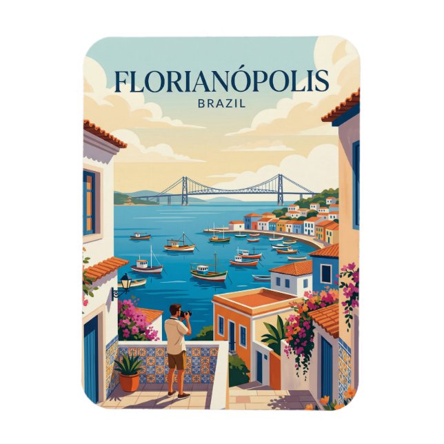 Florianópolis Brazil Magnet (Vertical)
