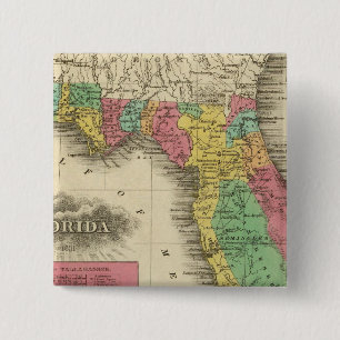 Florida 10 15 cm square badge