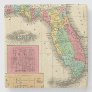 Florida 10 stone coaster