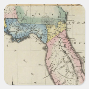Florida 11 square sticker