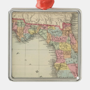 Florida 13 metal ornament