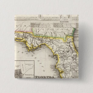 Florida 14 15 cm square badge