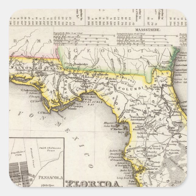 Florida 14 square sticker (Front)