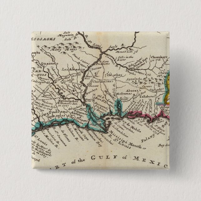 Florida 15 Cm Square Badge (Front)