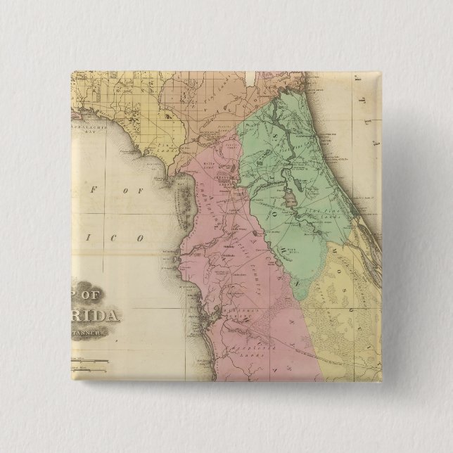 Florida 4 15 cm square badge (Front)