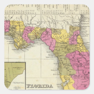 Florida 4 square sticker
