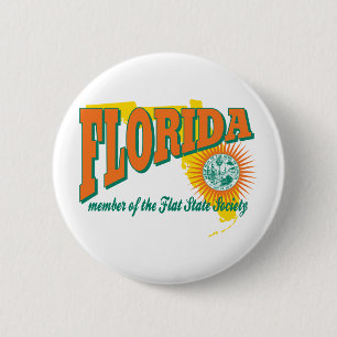 Florida 6 Cm Round Badge