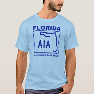 Florida A1A Scenic and Historic Coastal Highway T-Shirt