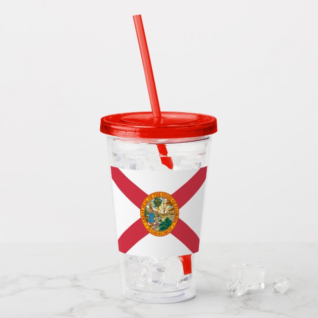 Florida Acrylic Tumbler (Front Ice)