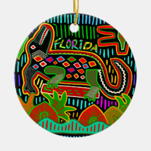 Florida Alligator - Hurrican Critters Ceramic Ornament
