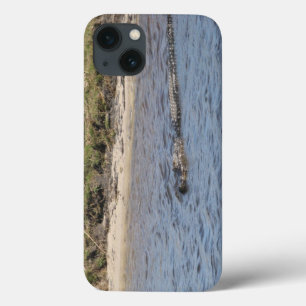Florida Alligator Swimming Wildlife iPhone 13 Case