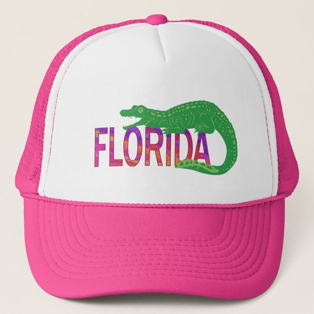 Florida Alligator Trucker Hat (Front)