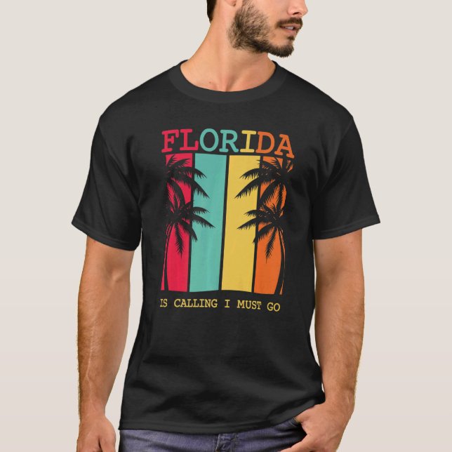 Florida America Summer Trip Vacation Holidays Chil T-Shirt (Front)