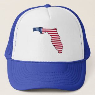 Florida American flag hat