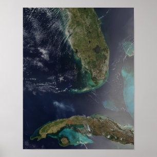 Florida and Cuba Poster