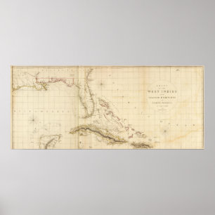 Florida and West Indies Poster
