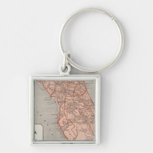 Florida Atlas Map Key Ring