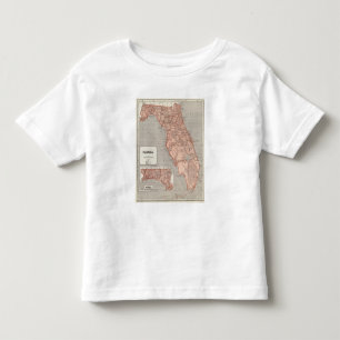 Florida Atlas Map Toddler T-Shirt