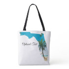 FLORIDA Beach Ocean Palm Tree Filled