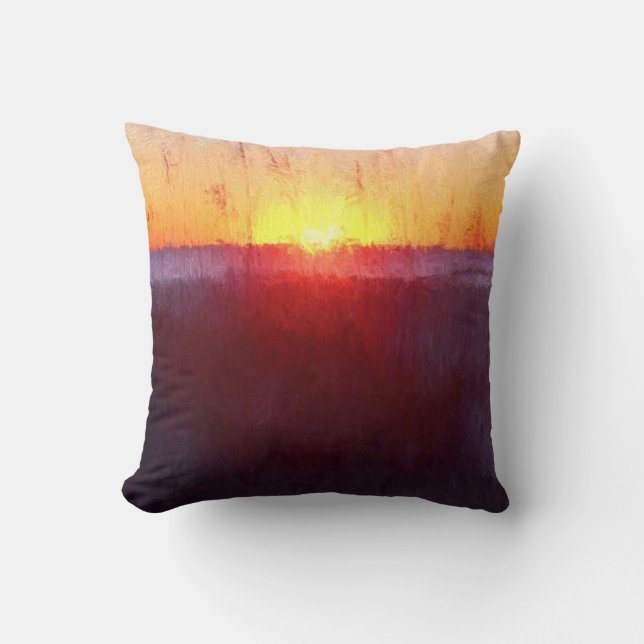 Florida Beach Scene Cushion (Front)