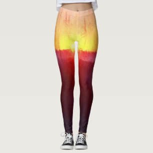 Florida Beach Scene Leggings