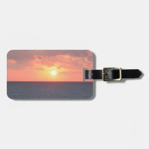 Florida Beach Sunrise Luggage Tag