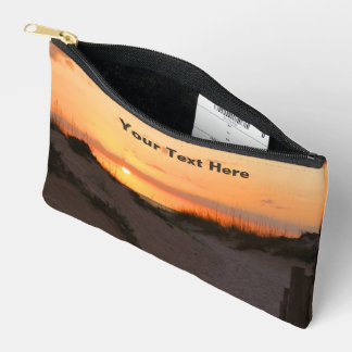 Florida Beach Sunset Accessory Pouch