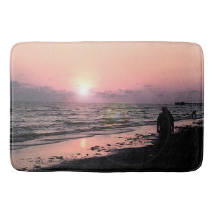 Florida Beach Sunset Bath Mat