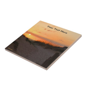 Florida Beach Sunset Ceramic Tile