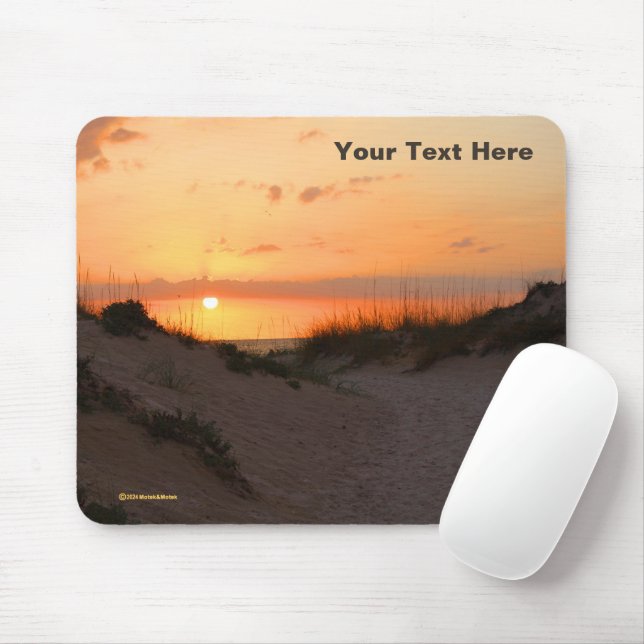 Florida Beach Sunset Mouse Pad (With Mouse)