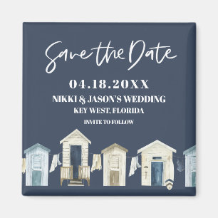 Florida Beach Wedding Save the Date Magnets