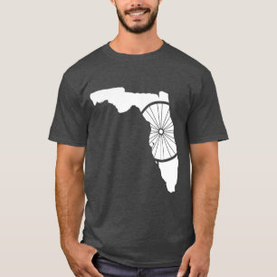 Florida Bicycle  FL Biking  Florida Cycling T-Shirt