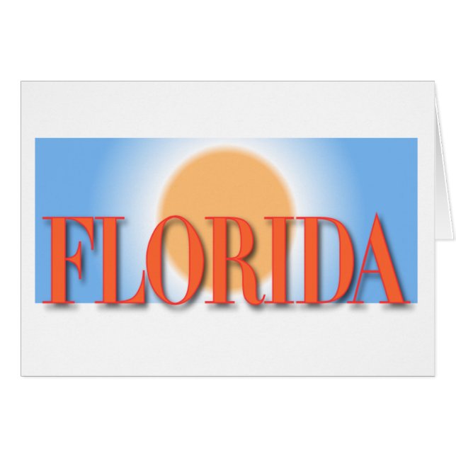 Florida Blue & Orange Sunset (Front Horizontal)