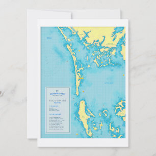 Florida - Boca Grande Marina 5x7 Flat Card