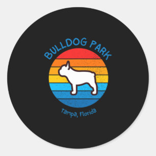 Florida Bulldog Park Classic Round Sticker