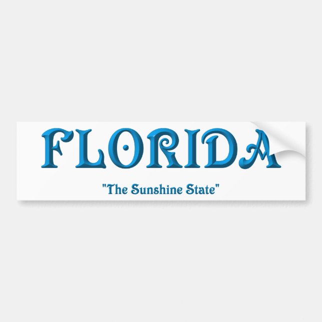 Florida Bumper Sticker (Front)