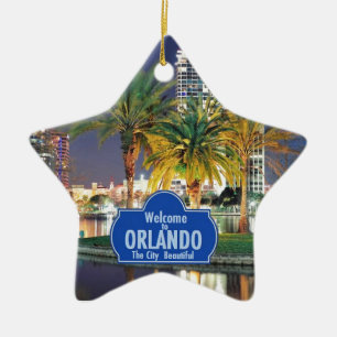 FLORIDA CERAMIC TREE DECORATION