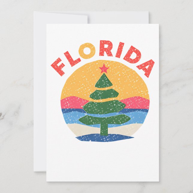 Florida christmas holiday card (Front)