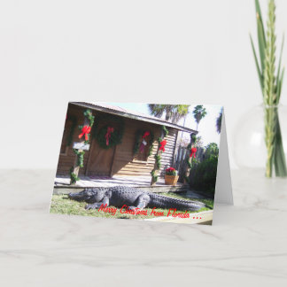 Florida Christmas Holiday Card