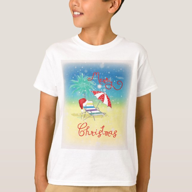 Florida-Christmas Holiday-Whimsical T-Shirt (Front)