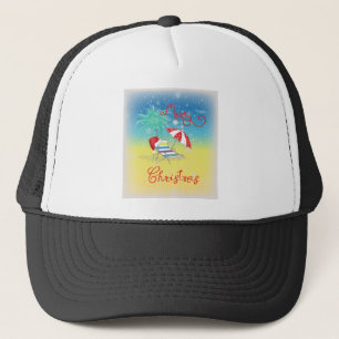 Florida-Christmas Holiday-Whimsical Trucker Hat