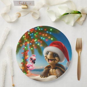 FLORIDA CHRISTMAS PARTY PLATES