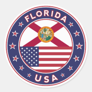 Florida Classic Round Sticker