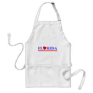 Florida coeur rouge standard apron