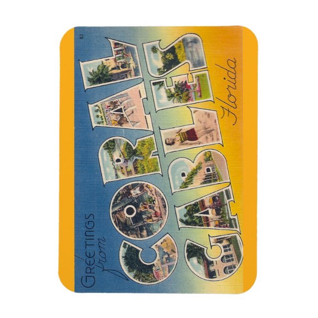 Florida, Coral Gables Magnet (Vertical)