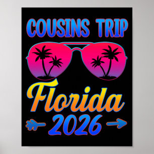 Florida Cousins Trip 2026 Gles Cousin Weekend Poster