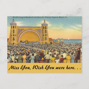 Florida, Daytona Beach Postcard