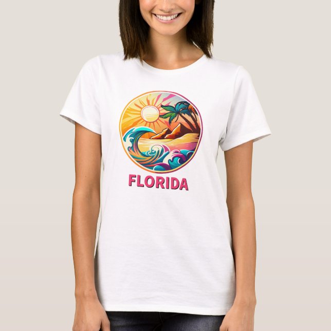 Florida Dreams: Coastal Serenity T-Shirt (Front)