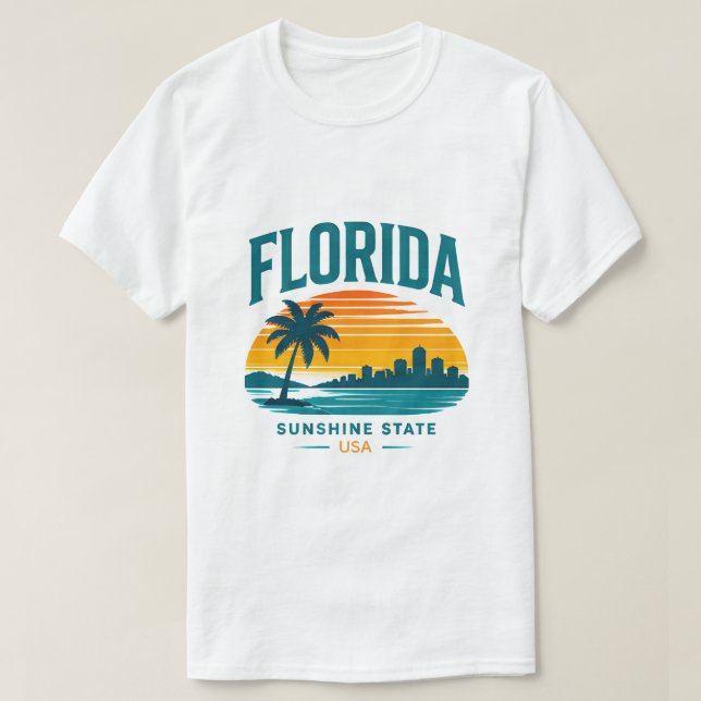 Florida Endless Summer Escape T-Shirt (Design Front)
